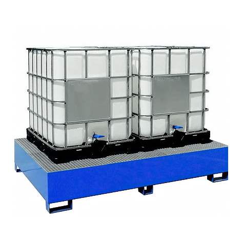 Vană de captare retenție volum 1000 l, oțel lăcuit, 2300 x 1500 x 400 mm.