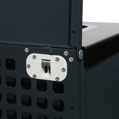 EKO WALL STATION - závěsný koš na tříděný odpad, objem 3 x 35 l - Alda S.A. - obrázek5