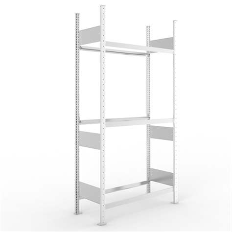 Reifenregal mit 3 Etagen, HxBxT: 2000 x 1000 x 400 mm, Etagen-Tragfähigkeit 150 kg, Grundregal - META Skladovací technika - Bild2