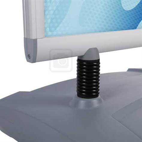 Beidseitige Werbeständer mit Klapprahmen, auf dem Federständer, 2 x DIN A1 - Bild2