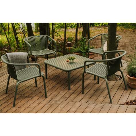 Stilvoller Sessel BRENE, Farbe Salbeigrün - Bild3