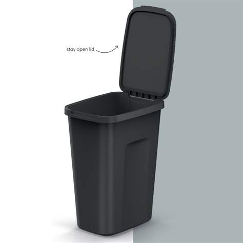 Preiswerter Wertstoffsammler-4 Set PLUS SET, Volumen 4x35 l, Farbe Anthrazit - Bild3