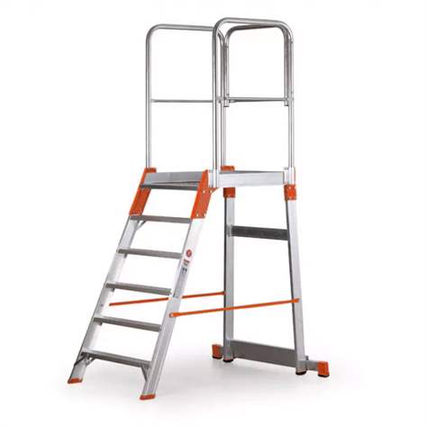 Hliníkový mostík PREMIUM, jednostranný, výška 1260 mm, 6 stupňov - Alve