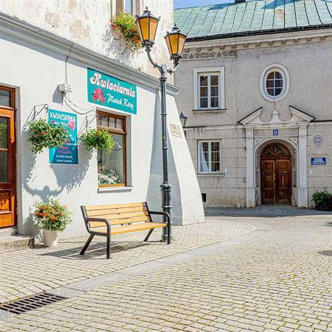 Parkbank Boston 2, Stahlrohrkonstruktion mit Massivholzleisten Farbton Teak, Länge 1,86 m - Bild4