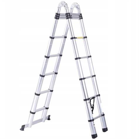 Gelenk-Teleskopleiter SH, 2x6 Sprossen, Länge 2x1,9 m - Bild5