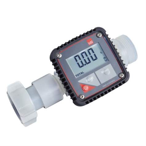 Digitální průtokoměr TR3, materiál PVDF/Viton