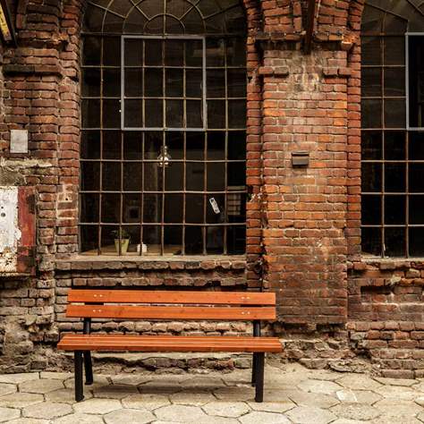 Parkbank  Gent, Stahlrohrkonstruktion mit Massivholzleisten Farbton Palisander, Länge 1,7 m - Bild5