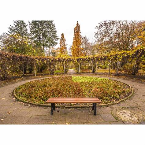 Bancă parc Gent fără spătar, structură din țeavă de oțel cu scânduri din lemn masiv în nuanță de trandafir, lungime 1,7 m - imagine2