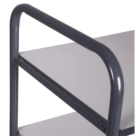 ESD - Etagenwagen VARIOfit, 3 Etagen, 1000 x 700 mm, Höhe 1524 mm, Tragfähigkeit 250 kg - Cordes - Bild3