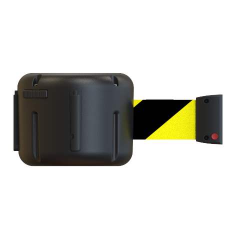 Gurtabsperrung in Kassette, Gurtlänge 10 m, Gurtfarbe Gelb-Schwarz - Bild2