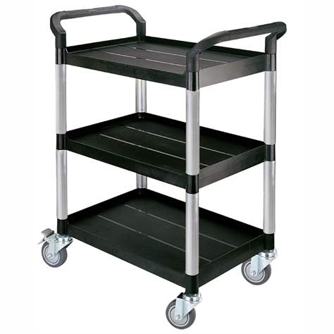 Allzweckwagen aus Kunststoff, 3 Etagen , BxLxH: 850x480x1000 mm