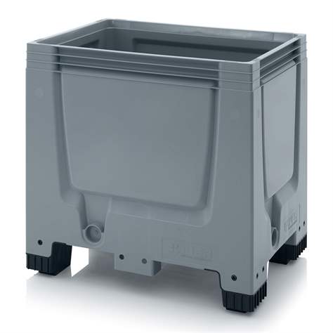 BigBox aus Polyethylen, Vollwand, 800 x 600 x 790 mm, mit Füßen