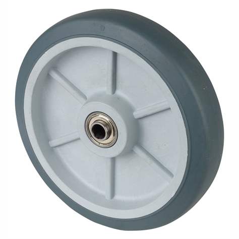 Rad, Graugummi, Durchm. 150 mm, Traglast 100kg