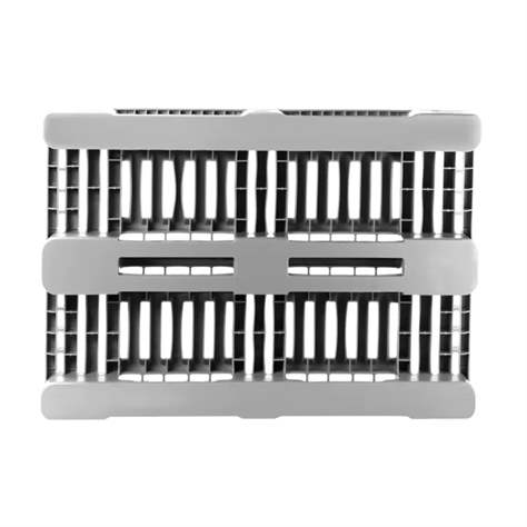 Kunststoff-Palette H1, LxBxH: 1200 x 800 x 160 mm, Farbe Grau - Bild2