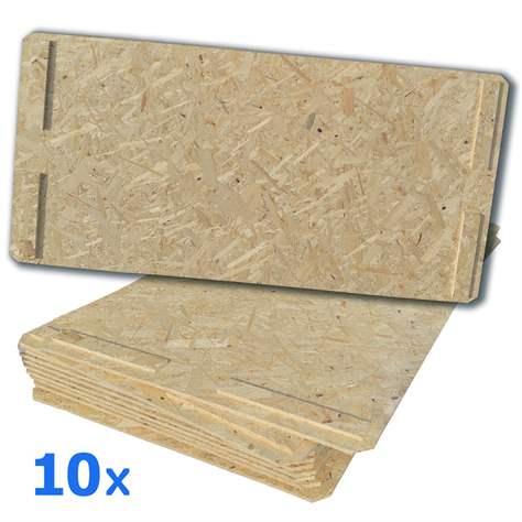 Deckel aus OSB-Platte für Paletten-Aufsatzrahmen 1200x800 mm, VE 10 Stück