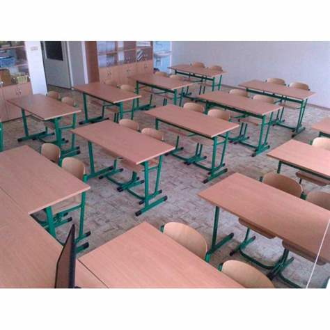 Schulset - Schulbank mit 2 Stühlen für Studenten 119 -176 cm hoch, Modell MIRO - Bild6