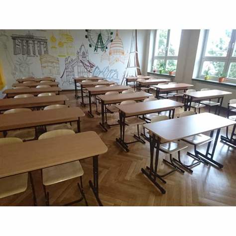 Schulset - Schulbank mit 2 Stühlen für Studenten 119 -176 cm hoch, Modell MIRO - Bild7