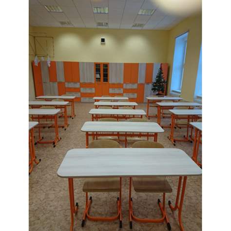 Schulset - Schulbank mit 2 Stühlen für Studenten 119 -176 cm hoch, Modell ADAM - Bild5