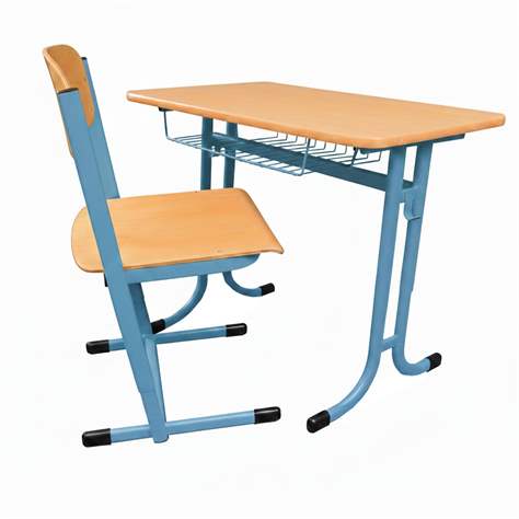 Schulset - Schulbank mit Stuhl für Studenten 146-207 cm hoch, Modell ADAM