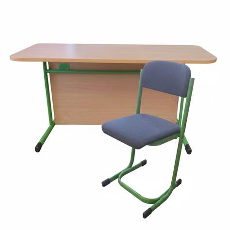 Dozentenset - Lehrertisch mit Stuhl (Set), 1300 x 350 x 760 mm