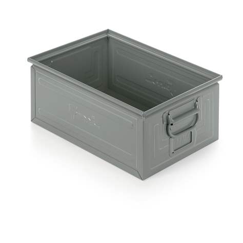 Stapelkasten aus Stahlblech, 480 x 315 x 200 mm, Traglast 100 kg