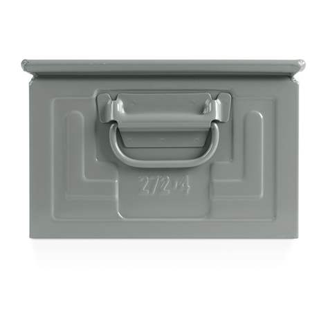 Stapelkasten aus Stahlblech, 480 x 315 x 200 mm, Traglast 100 kg - Bild3