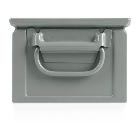 Sichtlagerkasten aus Stahlblech, 350 x 210 x 145 mm, Traglast 15 kg - Bild3