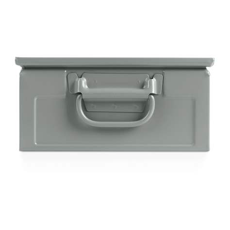 Sichtlagerkasten aus Stahlblech, 500 x 310 x 145 mm, Traglast 20 kg - Bild3