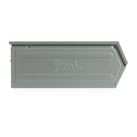 Sichtlagerkasten aus Stahlblech, 500 x 310 x 200 mm, Traglast 100 kg - Bild4