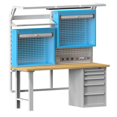 Aufbau-Tragkonstruktion, Farbe grau RAL7035, Breite 2500 mm - Polak CZ, s.r.o. - Bild3