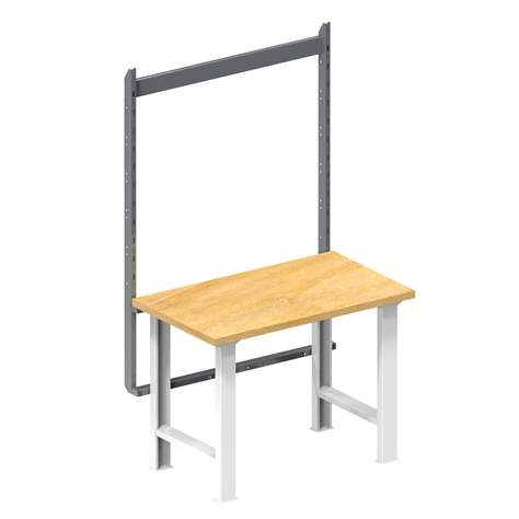 Aufbau-Tragkonstruktion, Farbe blau RAL5012, Breite 1200 mm - Polak CZ, s.r.o. - Bild3