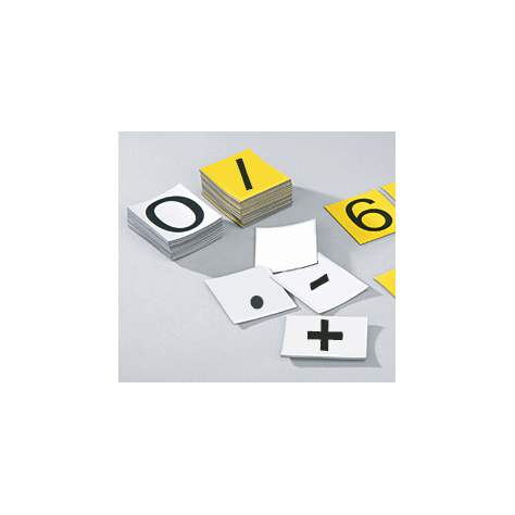 Zvláštní znaky, 50 x 42 mm, bílé, sada - 6 znaků, balení 10 sad.