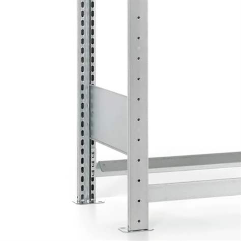 Reifenregal mit 3 Etagen, HxBxT: 2000 x 1000 x 400 mm, Etagen-Tragfähigkeit 150 kg, Grundregal - META Skladovací technika - Bild3