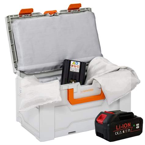 Sicherheitstransportbox für Li-SAFE-Lithiumbatterien, 400x300x340 mm - CEMO GmbH - Bild3