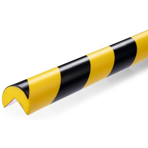 Eckschutzprofil mit Rundkante Ø 40 mm, selbstklebend, Farbe Gelb-Schwarz, Länge 1 m, VE 5 Stück - DURABLE Hunke & Jochheim GmbH