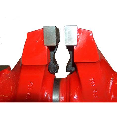 Werkstattschraubstock YORK Standard T, mit Rohrbacken, Backenbreite 125 mm - York, spol. s r.o.