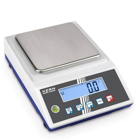Kompakt-Laborwaage, Type PCB, Wägebereich 0 - 2,0 kg, Ablesbarkeit: 0,1 g - Kern + Sohn GmbH