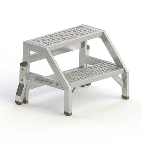 Geschweißte Aluminiumstufen "Fortissimo", 2 Stufen - Alve