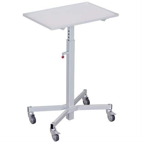 Materialständer ohne Neigung, Höhenverstellbereich 770-1020 mm, Farbe lichtgrau RAL7035 - Cordes