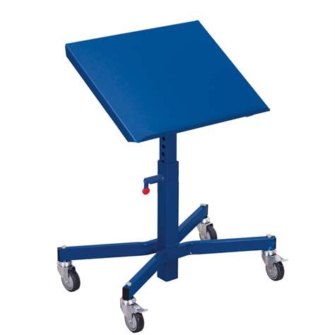 Materialständer, neigbar, Höhenverstellbereich 520-775 mm, Frabe blau RAL5010 - Cordes