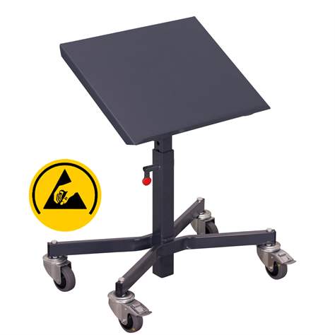 ESD - Materialständer mit Neigung, Höhenverstellbereich 520-775 mm - Cordes