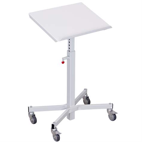 Materialständer, neigbar, Höhenverstellbereich 715-1085 mm, Farbe lichtgrau RAL7035 - Cordes