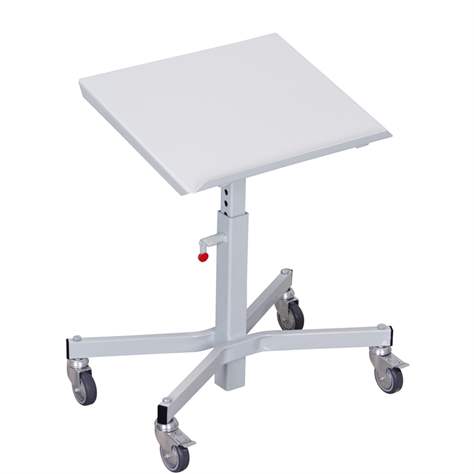 Materialständer, neigbar, Höhenverstellbereich 520-775 mm, Farbe lichtgrau RAL7035 - Cordes