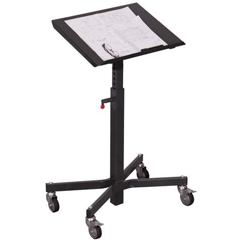 Materialständer, neigbar, Höhenverstellbereich 715-1085 mm, Farbe Anthrazit RAL7016 - Cordes - Bild3