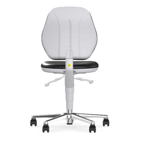 Reinraum-Arbeitsstuhl Cleanroom BASIC, antistatisch, auf Rollen - BIMOS - Bild2