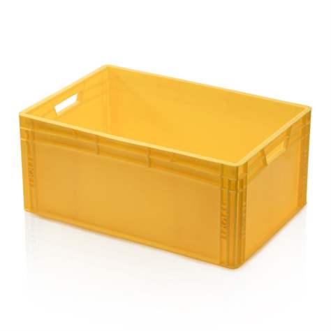 Eurobehälter geschlossen, 600 x 400 x 270 mm, gelb