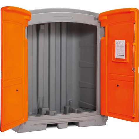 Abschlissbares Gefahrstoffdepot aus PE für 2 Fässer 200 l, Auffangvolumen 220 l - CEMO GmbH - Bild4