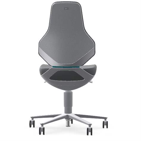 Reinraum-Arbeitsstuhl Cleanroom TEXON, antistatisch, auf Rollen - BIMOS - Bild3