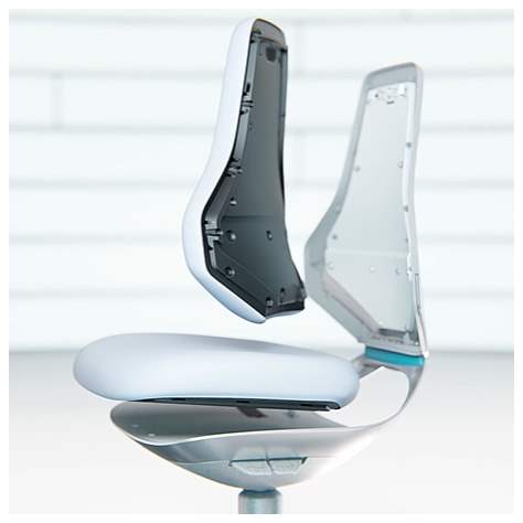 Reinraum-Arbeitsstuhl Cleanroom TEXON, antistatisch, mit Fußstütze und STOP & GO Rollen - BIMOS - Bild2