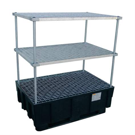 Poliță tip raft suprapusă pentru vană de colectare retenție, nivel adițional (nivelul 2) - CEMO GmbH - imagine2